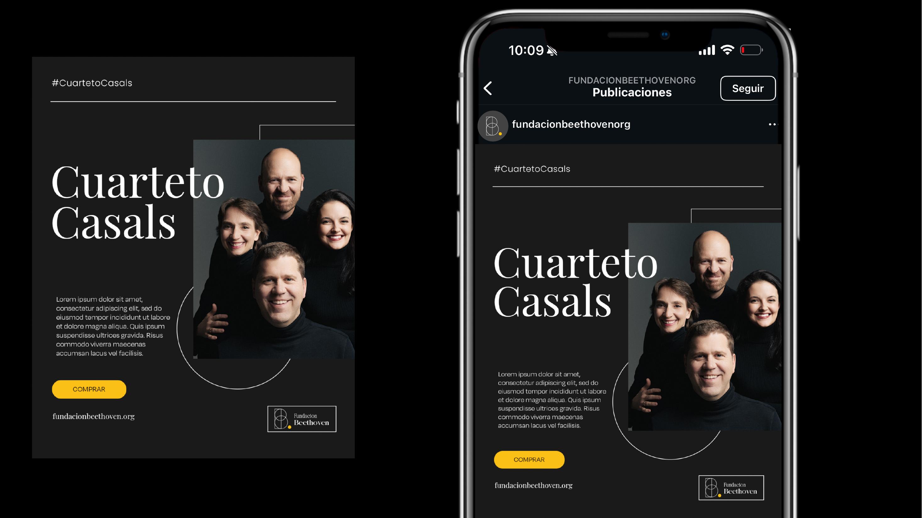 Pieza digital para Cuarteto Casals