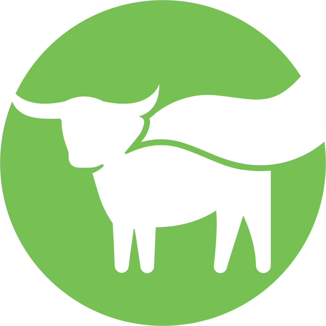 Ícono de vaca verde de Beyond Meat