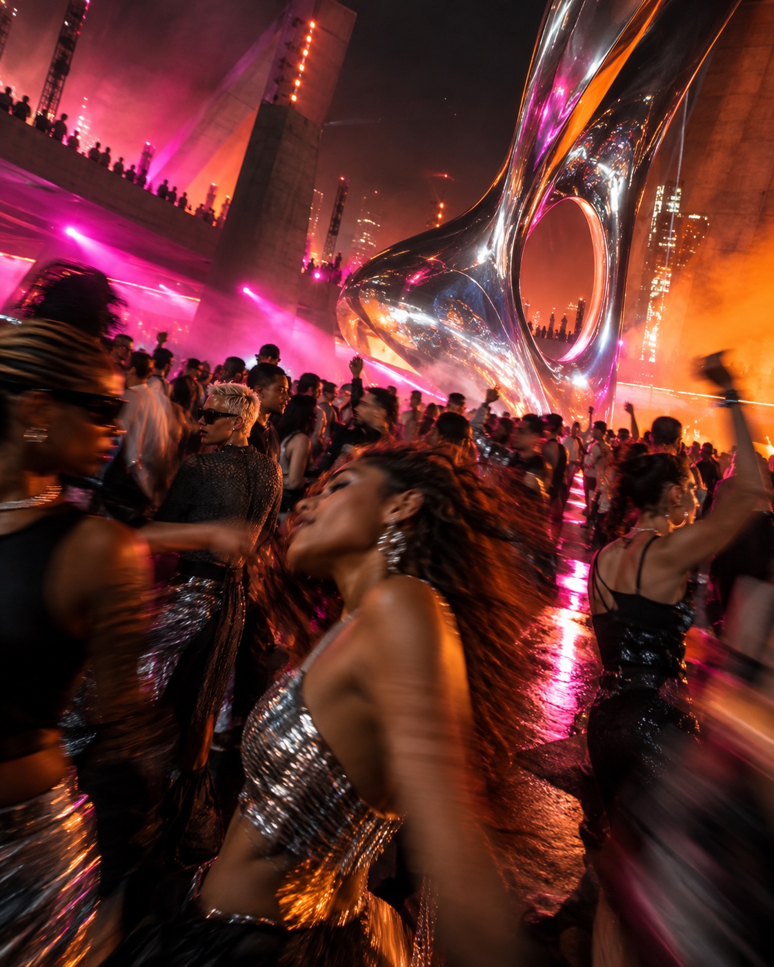 Concepto visual ficticio para un festival de música y cultura